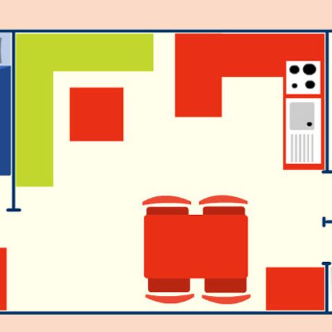 Mobile home 4 persons - TITANIA
