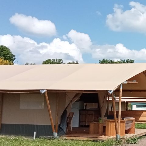 Canvas and wooden tent 5 persons - COLORADO SAFARI TENT