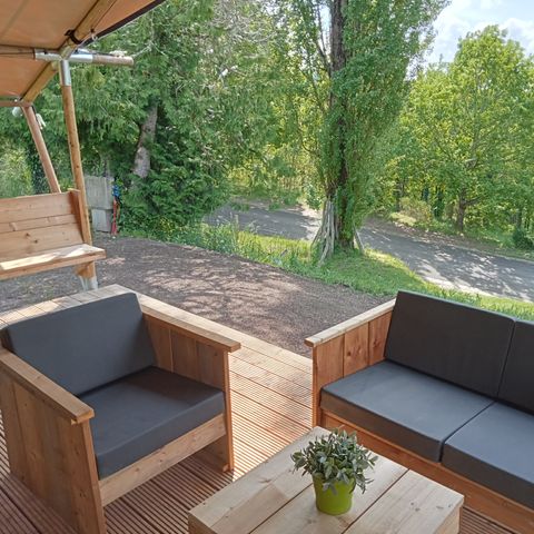 TENTE TOILE ET BOIS 5 personnes - TENTE SAFARI COLORADO