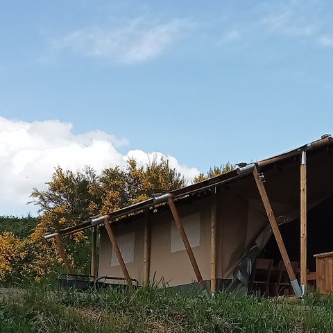 Canvas and wooden tent 5 persons - COLORADO SAFARI TENT