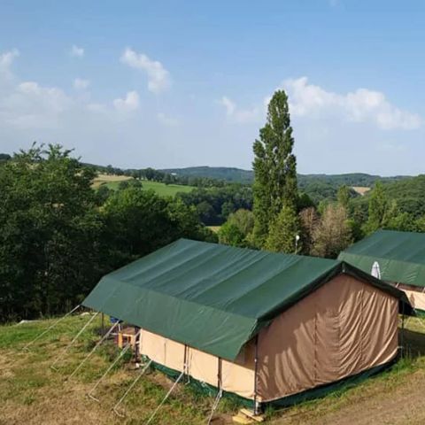TENTE TOILE ET BOIS 4 personnes - TENTE SAFARI COLORADO