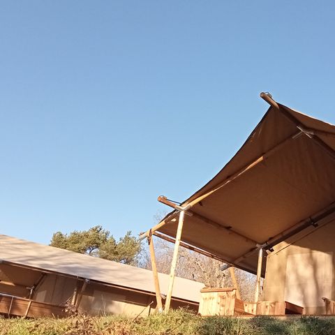 Canvas and wooden tent 5 persons - COLORADO SAFARI TENT