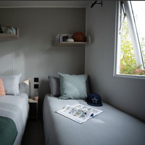 Stacaravan 4 personen - Select TV LV Clim Plancha - 2 slaapkamers - 4 slaapplaatsen