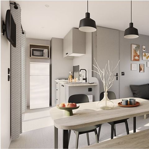 MOBILHOME 6 personas - Select TV LV Clim Plancha - 3 dormitorios - 6 plazas