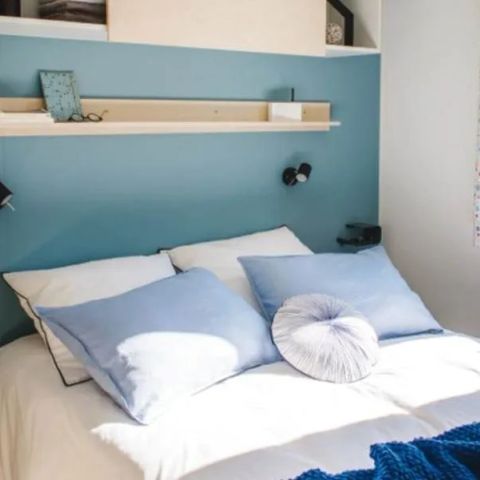 Mobilheim 6 Personen - Aqua 3 Zimmer 6 Personen Halbüberdachte Terrasse - Île aux trésors