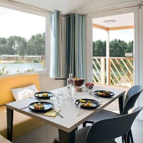 MOBILHOME 6 personnes - Aqua 2 Chambres 4/6 personnes Terrasse Semi Couverte- Île aux trésors