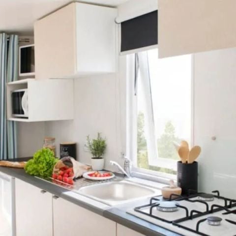 Mobilheim 4 Personen -  Aqua 2 Chambres 4 Personnes Terrasse semi-couverte - Île aux trésors