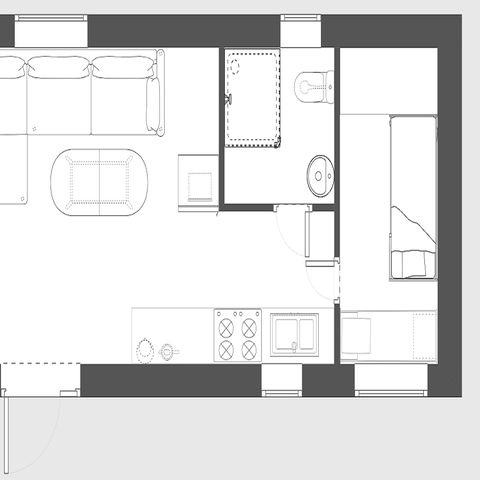 MOBILHOME 6 personas - Mobilhome Classique 4/6 pers 2 bdrms 25m² (25m²)