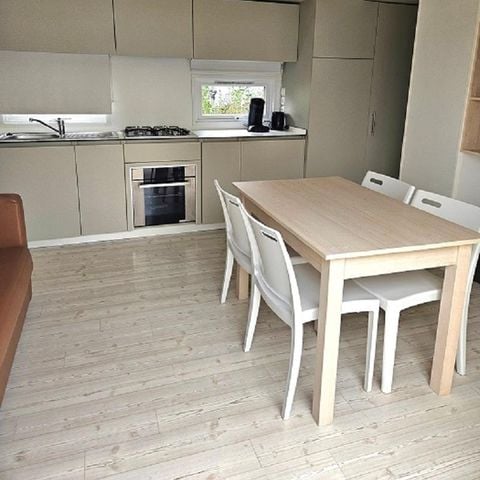Stacaravan 6 personen - Stacaravan Luxe 4/6 pers 2 sl.k. 32m² (32m²)