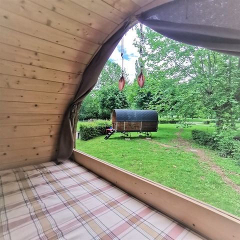 AUßERGEWÖHNLICHE UNTERKUNFT 4 Personen - Roulottes du Val de Saône ( 2 Erwachsene + 2 Kinder)