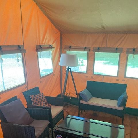 TIENDA DE LONA Y MADERA 6 personas - SAFARI LODGE