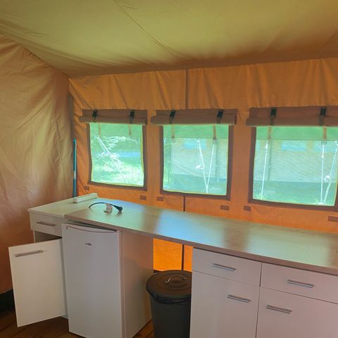 CANVAS AND WOOD TENT 6 people - SAFARI LODGE