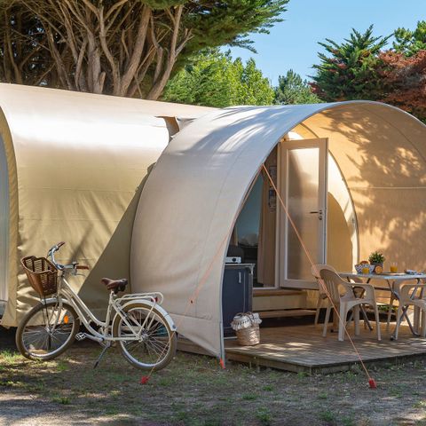 Bungalowzelt 4 personen - Komfortzelt 2 Zimmer (ohne Sanitäranlagen)