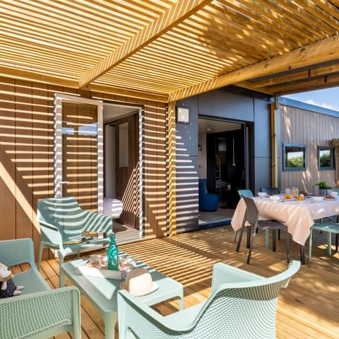 Mobilhome 4 personas - EXCLUSIVO Jacuzzi de 2 dormitorios con suite principal