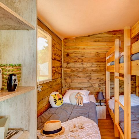 Lodge 4 personen - PREMIUM Lodge - 2 Schlafzimmer - ohne Sanitäranlagen