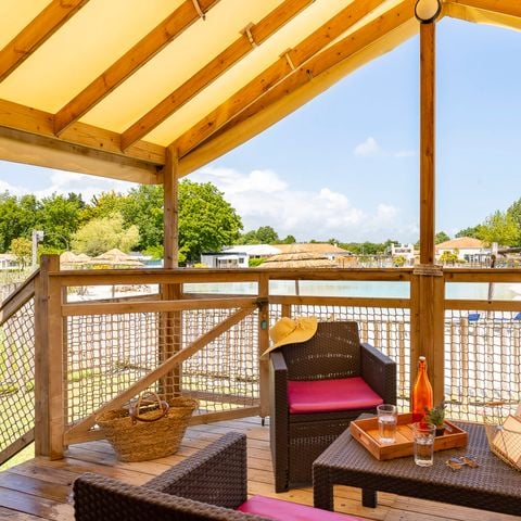 Lodge 6 personen - PREMIUM Lodge - 3 Schlafzimmer - ohne Sanitäranlagen