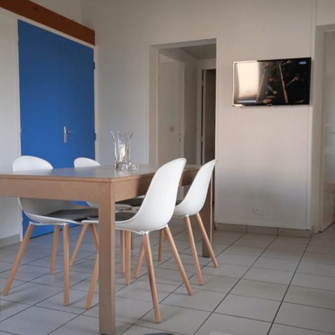 VAKANTIEHUIS 6 personen - Gelijkvloers huis 55m