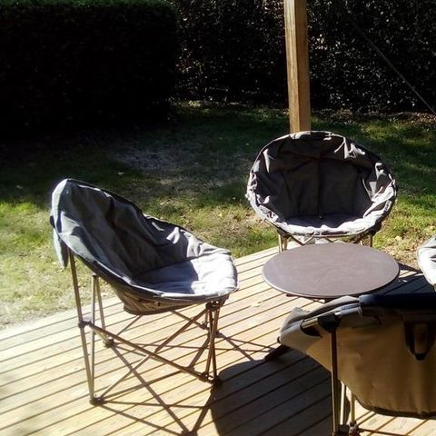 Tente en toile et en bois 5 personnes - LODGE NATURE