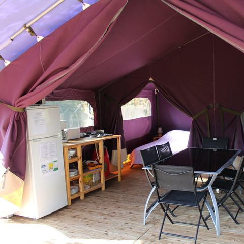 CANVAS AND WOOD TENT 5 people