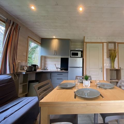 CHALET 4 personnes - PREMIUM 36m² (2 chambres) dont une terrasse couverte 6m²