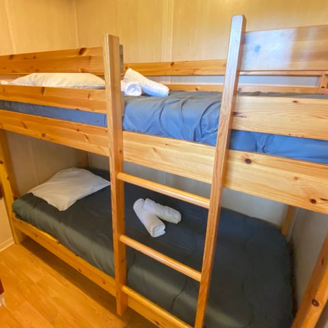 CHALET 7 personas - COMODIDAD 48 m² (3 habitaciones) con terraza cubierta 16m².