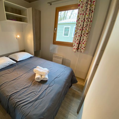 Chalet 2 persons - CONFORT 24 m² - 1 bedroom - With covered terrace 8m².
