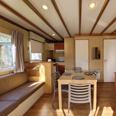 Chalet 5 Personen - CONFORT 36 m² (2 Zimmer), davon überdachte Terrasse 12m².