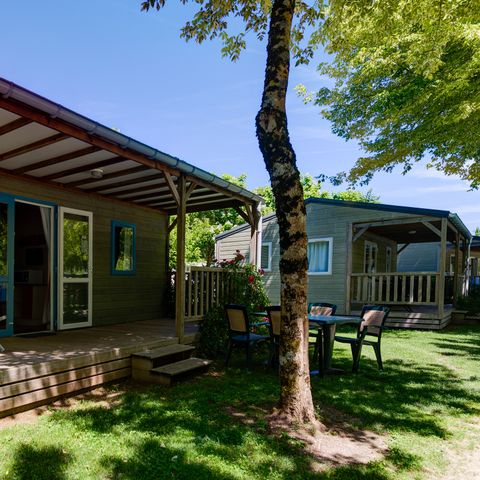 Chalet 5 persons - CONFORT 36 m² - 2 bedrooms - With covered terrace 12m².