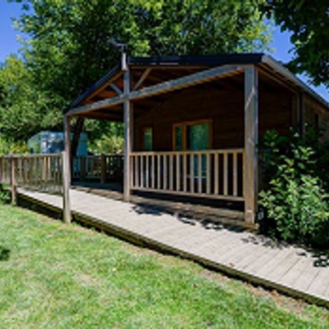 Chalet 4 personen - CONFORT 50m² - PMR - 2 Zimmer - Darunter überdachte Terrasse - TV