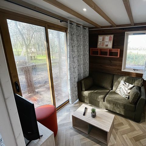 Chalet 7 persons - Prestige 60 m² (3 bedrooms) including covered terrace + Air conditioning + TV + LV + Plancha
