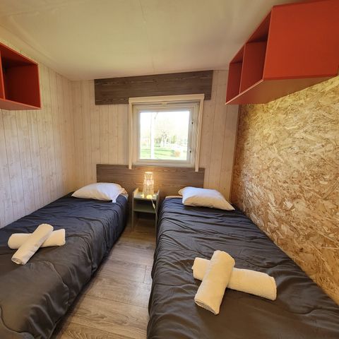 Mobile home 4 persons - CONFORT 33 m² - 2 bedrooms - Terrace - TV