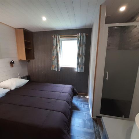Chalet 6 persons - PREMIUM 48 m² - 3 bedrooms - Including semi-covered terrace - TV+ LV - Air conditioning - Plancha