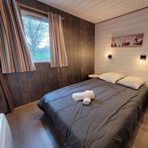 Chalet 7 personnes - PREMIUM 50m² - 3 chambres - Terrasse - TV - Lave-vaisselle - Plancha - Climatisation
