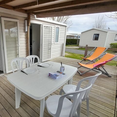 Mobilhome 4 personnes - Mobil-home Confort 26m² 2 chambres + TV 4 pers + CLIM