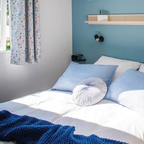 Mobilhome 4 personas - Casa móvil «Confort» de 26 m² con 2 dormitorios + TV, capacidad para 4 personas + aire acondicionado