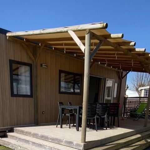 Stacaravan 8 personen - HOMEFLOWER PREMIUM 35M² + AIRCONDITIONING