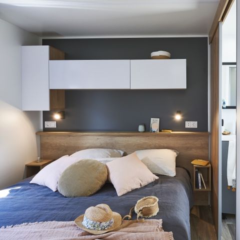 MOBILHEIM 6 Personen - Premium 3 Schlafzimmer 37m² - 2 Badezimmer + TV