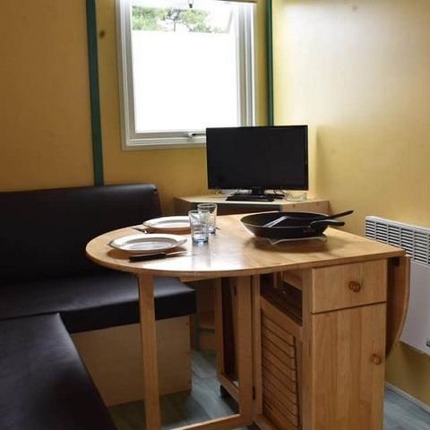 CHALET 2 personnes - Chalet mitoyen 16m² - 1 chambre + terrasse couverte 8m² 2 pers