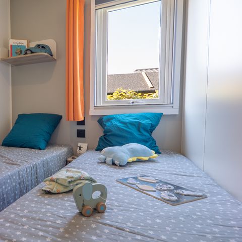 Stacaravan 4/5 personen - Selecteer - TV - LV Clim Plancha - 2 slaapkamers