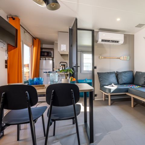 Stacaravan 6 personen - TV Select - LV Clim Plancha - 3 slaapkamers