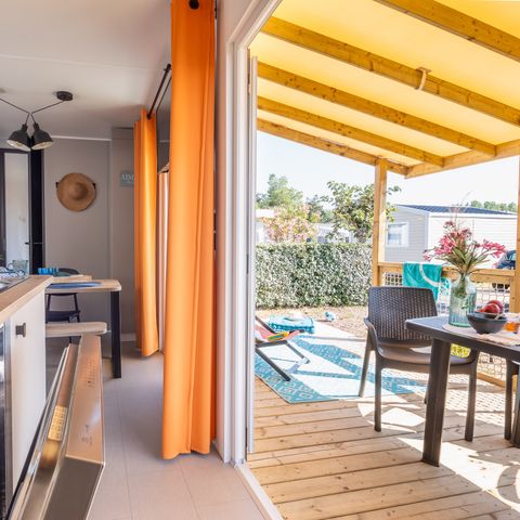 Stacaravan 6 personen - TV Select - LV Clim Plancha - 3 slaapkamers