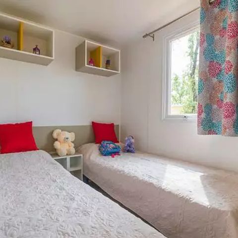 Mobilheim 6 Personen - Mobilheim | Premium | 3 Zi. | 6 Pers. | Erhöhte Terrasse