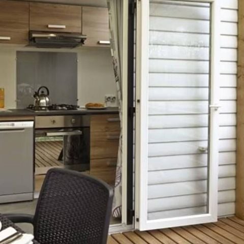 Mobilheim 4 personen - Mobilheim | Premium | 2 Zi. | 4 Pers. | Erhöhte Terrasse