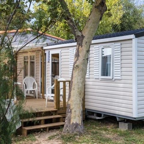 Mobile home 6 persons - Mobile-home | Comfort | 3 Bedrooms | 6 Pers. | Raised terrace