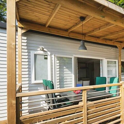Mobilheim 6 Personen - Mobilheim | Premium | 3 Schlafz. | 6 Pers. | Terrasse Lounge