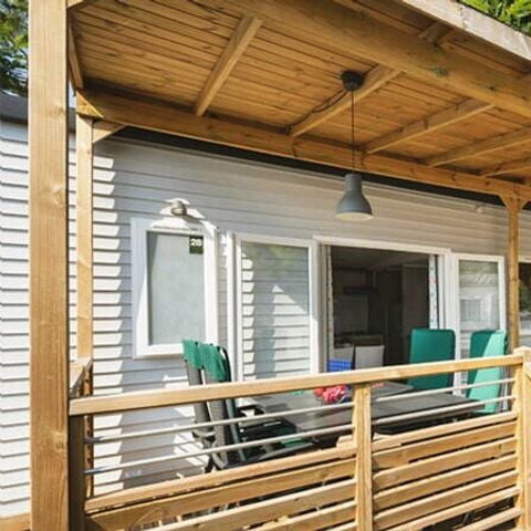 Mobilheim 6 Personen - Mobilheim | Premium | 3 Schlafz. | 6 Pers. | Terrasse Lounge