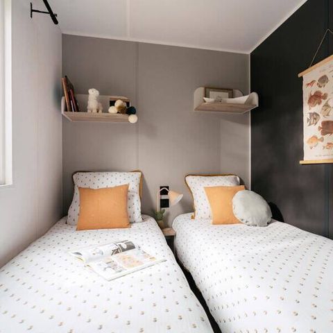 Mobile home 4 persons - Mobile-home | Comfort | 2 Bedrooms | 4 Pers. | Raised terrace