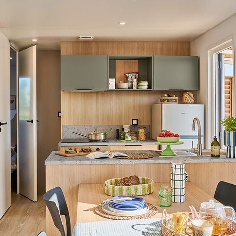 MOBILE HOME 6 people - Premium 2 bath 4/6 pers air-conditioned