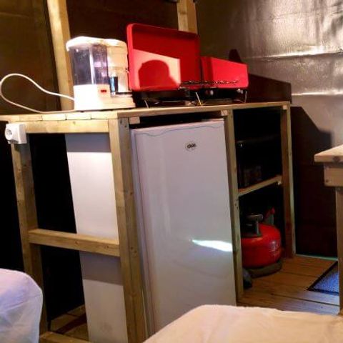 Canvas and wooden tent 2 persons - Lodg'Yssée 1 bedroom 7 m² 2 pers