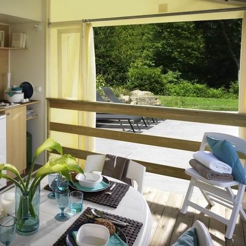 Glamping tent 4 persons - Tit'Home 2 bedrooms 20.8 m² 5 pers